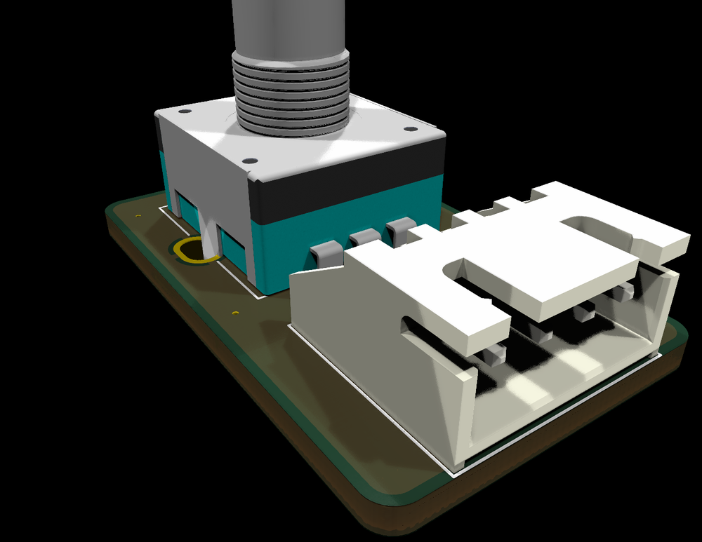 Rotary Encoder Kit: encoder board with JST connector