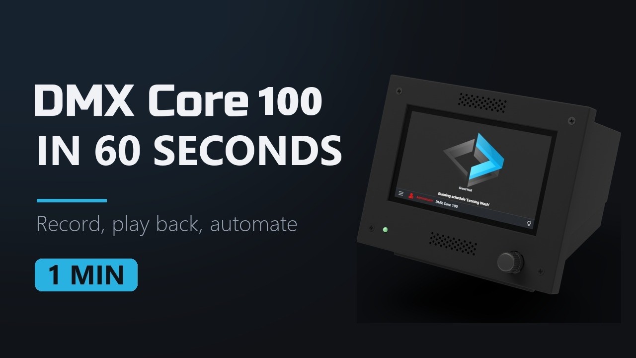 DMX Core 100 overview video